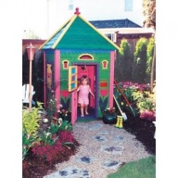 Детска дървена къщичка 2